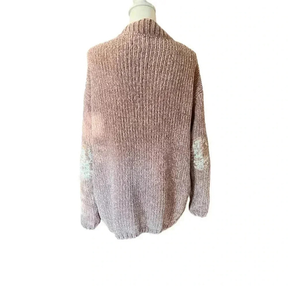 P O L FUZZY SOFT VELVET ELBOWS CARDIGAN SIZE MEDIUM - Picture 5 of 8